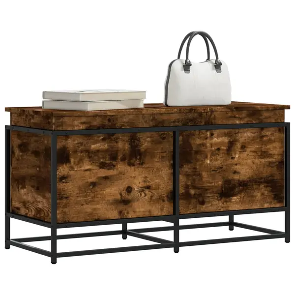 Gossi cutie depozitare stejar sonoma 100x40x51,5 cm lemn prelucrat