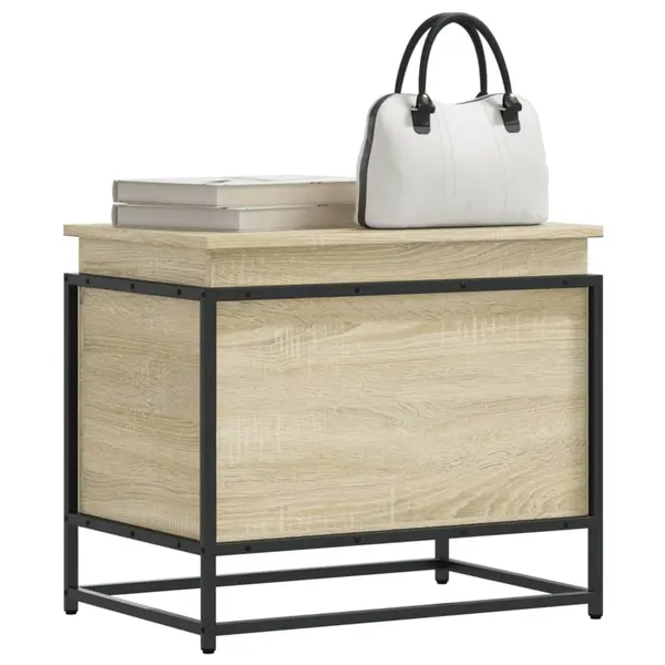 Gossi cutie depozitare stejar sonoma 60x40x51,5 cm lemn prelucrat