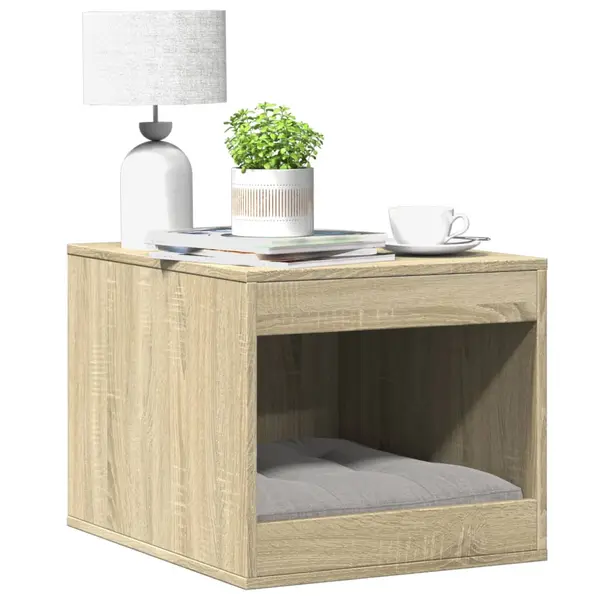 Gossi cutie litiera pisici stejar sonoma 47x59x42 cm lemn prelucrat