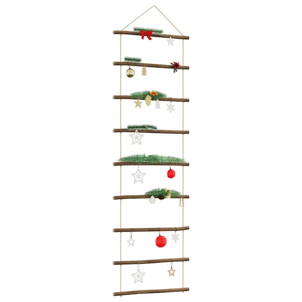 Gossi decoratie de perete in forma de scara 50x150 cm crenga naturala