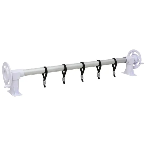 Gossi derulator de prelata pentru piscina cu baza din plastic