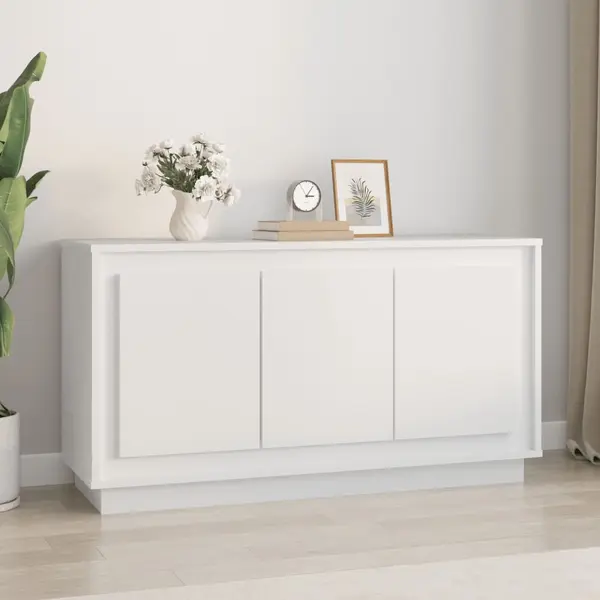 Gossi dulap, alb, 102x35x55 cm, lemn prelucrat