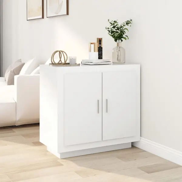 Gossi dulap, alb, 80x40x75 cm, lemn prelucrat