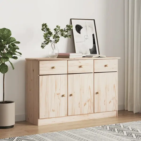 Gossi dulap alta, 112x35x73 cm, lemn masiv de pin