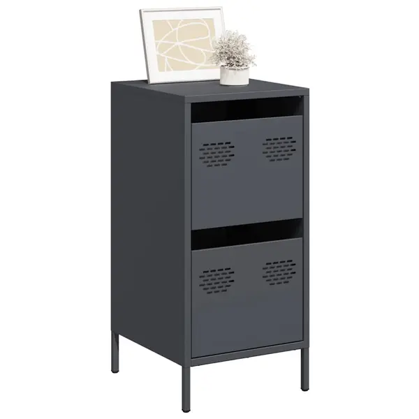 Gossi dulap, antracit, 35x39x73,5 cm, otel laminat la rece