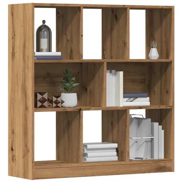 Gossi dulap carti artisan stejar 97,5x29,5x100 cm lemn prelucrat