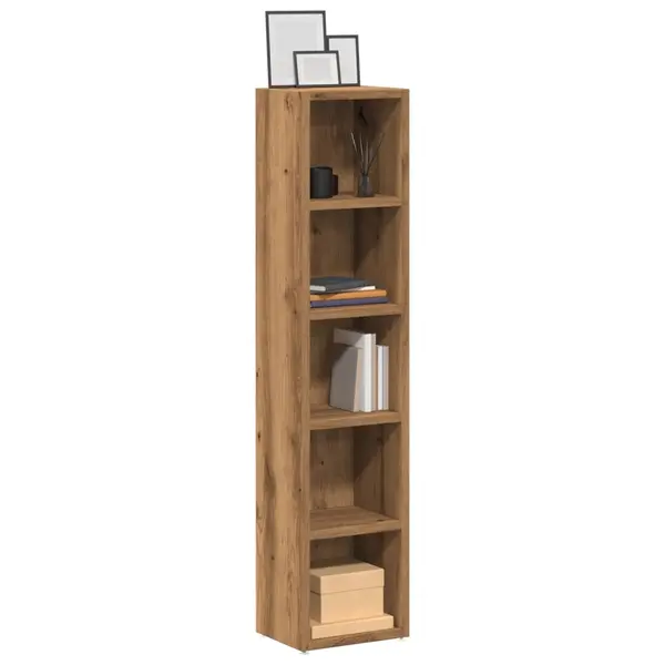 Gossi dulap cd 2 buc. stejar artizanal 21x16x93,5 cm lemn prelucrat