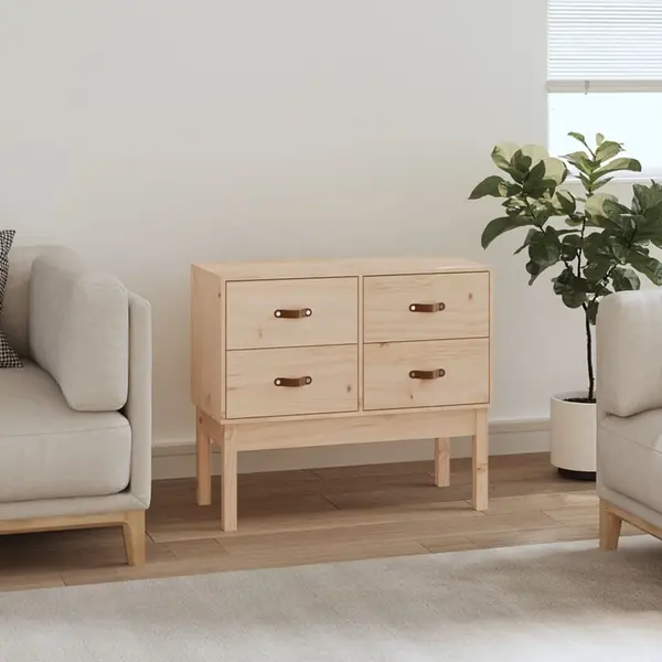 Gossi dulap consola, 90x40x78 cm, lemn masiv de pin