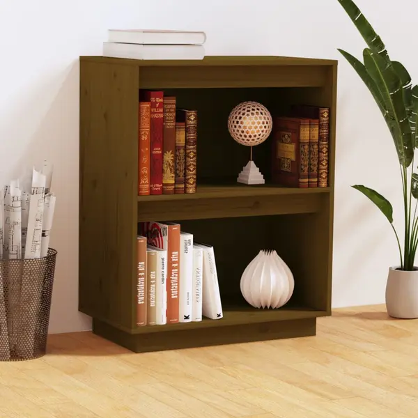 Gossi dulap consola, maro miere, 60x34x75 cm, lemn masiv de pin