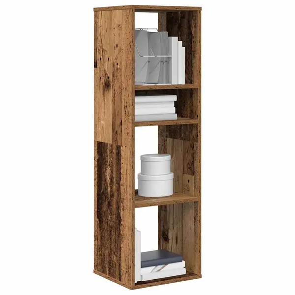 Gossi dulap cu carti din lemn vechi 34x31x112 cm din lemn prelucrat