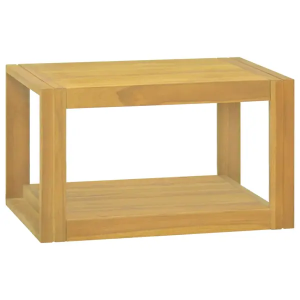 Gossi dulap de baie suspendat, 60x45x35 cm, lemn masiv de tec