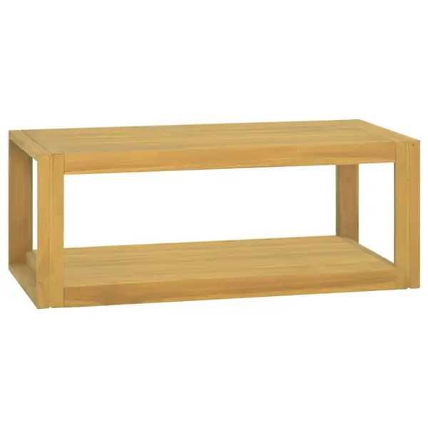 Gossi dulap de baie suspendat, 90x45x35 cm, lemn masiv de tec