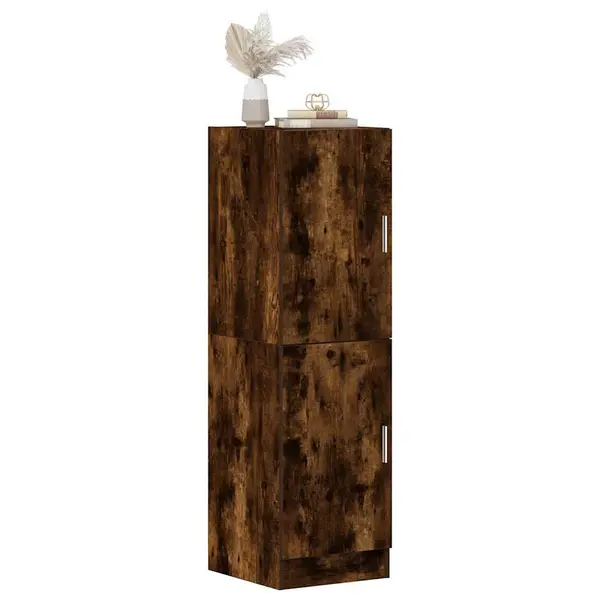 Gossi dulap de bucatarie, stejar fumuriu, 38x41,5x131,5 cm, lemn