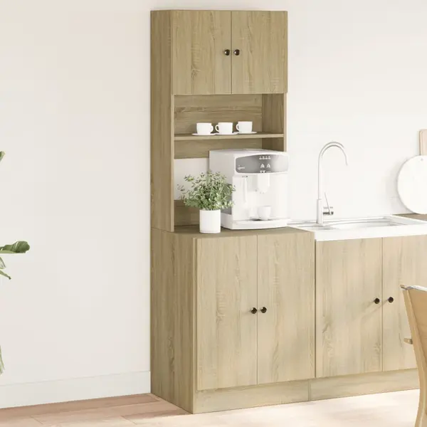 Gossi dulap de bucatarie, stejar sonoma, 60x50x180 cm, lemn prelucrat