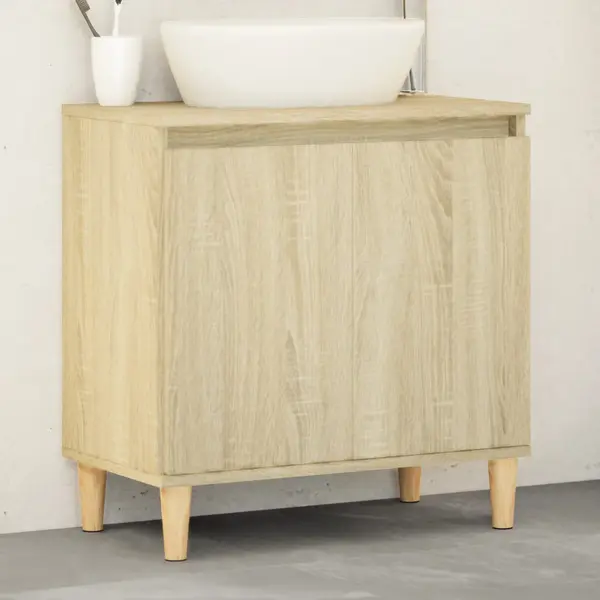 Gossi dulap de chiuveta, stejar sonoma, 58x33x60 cm, lemn prelucrat