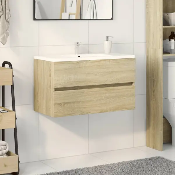 Gossi dulap de chiuveta, stejar sonoma, 80x38,5x45 cm, pal