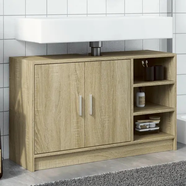 Gossi dulap de chiuveta, stejar sonoma, 90x29x55 cm, lemn prelucrat