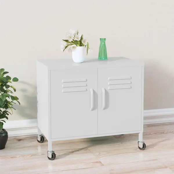 Gossi dulap de depozitare, alb, 60x35x56 cm, otel