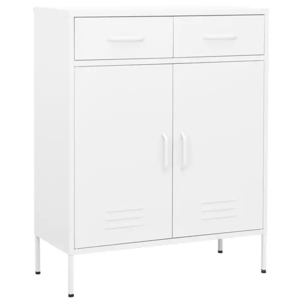 Gossi dulap de depozitare, alb, 80x35x101,5 cm, otel