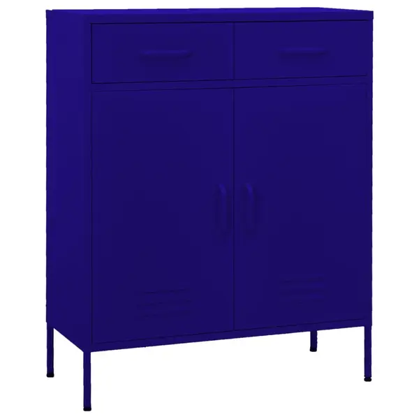 Gossi dulap de depozitare, bleumarin, 80x35x101,5 cm, otel