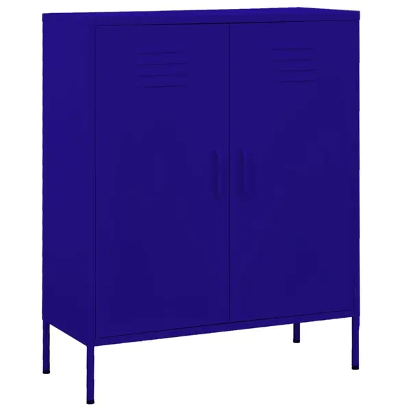 Gossi dulap de depozitare, bleumarin, 80x35x101,5 cm, otel