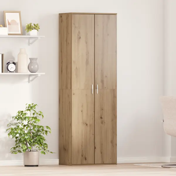 Gossi dulap de depozitare inalt din stejar artizanal 60x35x180 cm lemn aglomerat