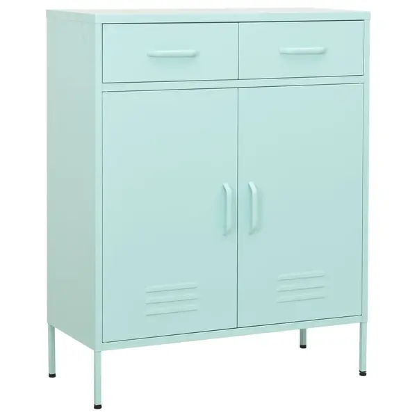 Gossi dulap de depozitare, verde menta, 80x35x101,5 cm, otel