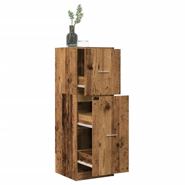 Gossi dulap de farmacie, lemn vechi, 40x41x118 cm, lemn prelucrat