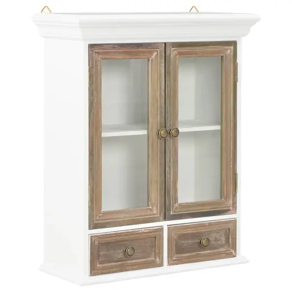 Gossi dulap de perete, alb, 49x22x59 cm, lemn prelucrat