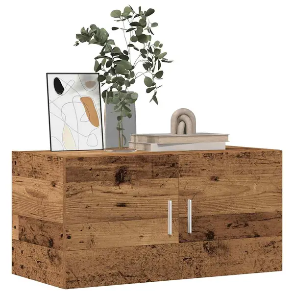 Gossi dulap de perete din lemn vechi 80x39x40 cm din lemn prelucrat