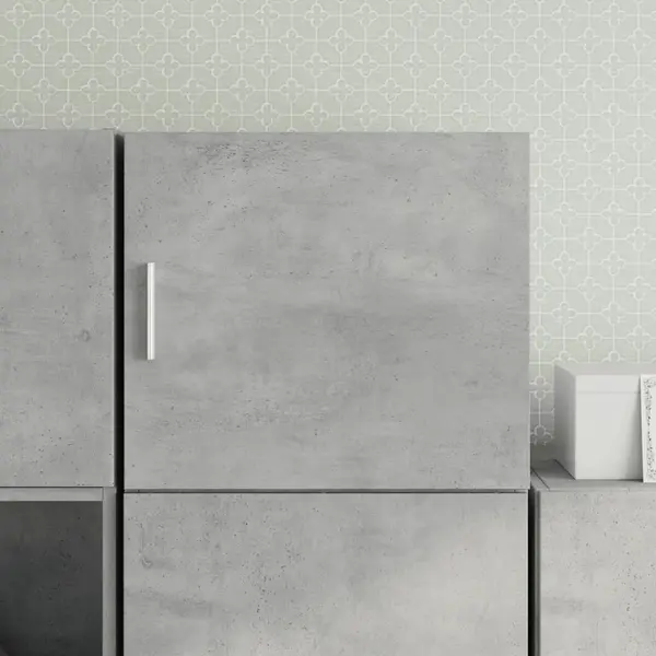 Gossi dulap de perete, gri beton, 45x42,5x40 cm, lemn prelucrat