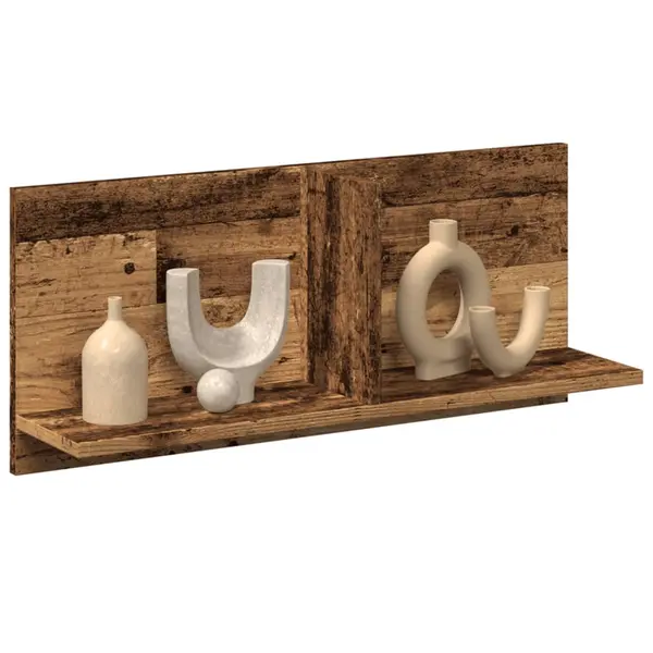Gossi dulap de perete, lemn vechi, 70x16,5x30 cm, lemn prelucrat