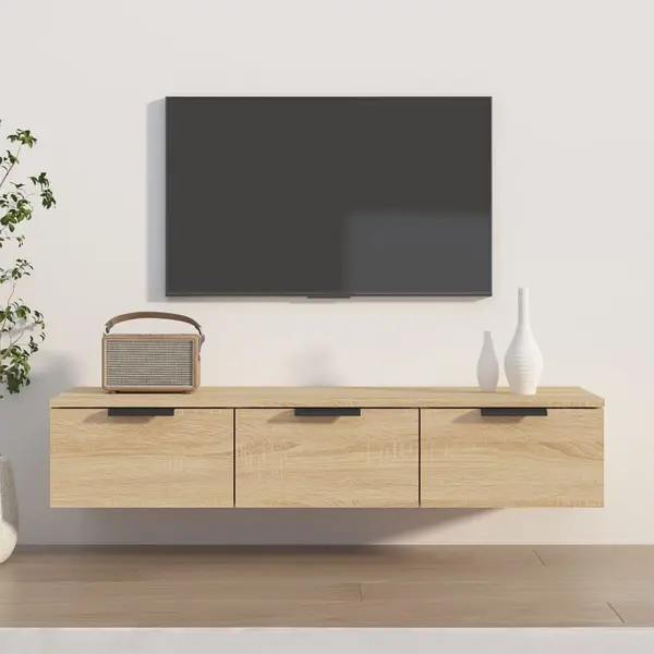 Gossi dulap de perete, stejar sonoma, 102x30x20 cm, lemn compozit