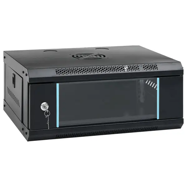 Gossi dulap de server montat pe perete, 4u, 19 ip20, 53x40x21 cm