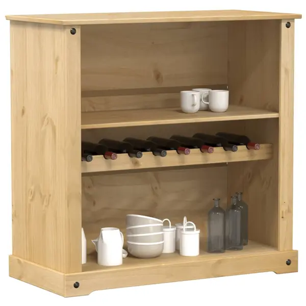 Gossi dulap de vinuri „corona”, 107,5x51x105,5 cm, lemn masiv de pin