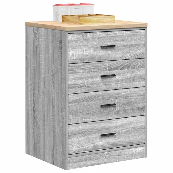 Gossi dulap depozitare garaj gri sonoma 60x51x85 cm