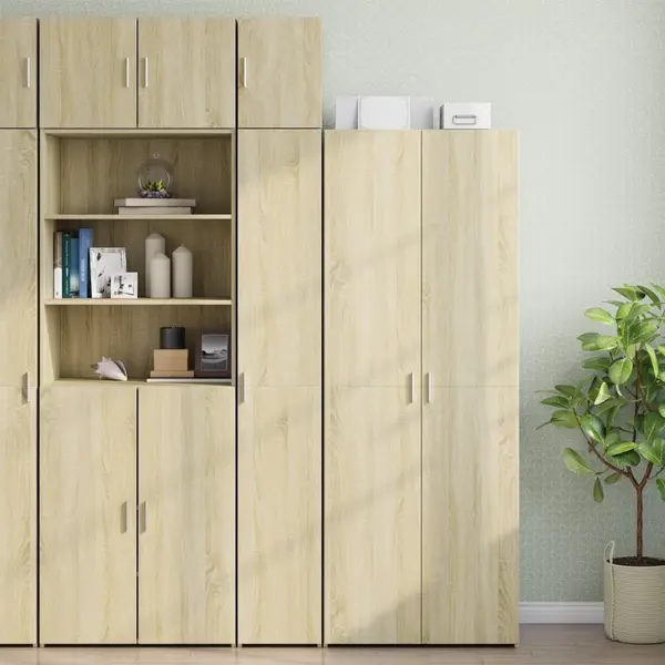 Gossi dulap depozitare slim stejar sonoma 30x42,5x225cm lemn compozit
