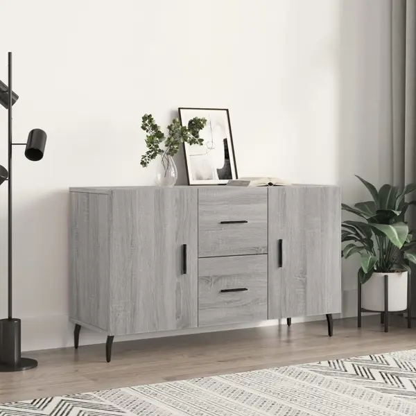 Gossi dulap, gri sonoma, 100x36x60 cm, lemn compozit
