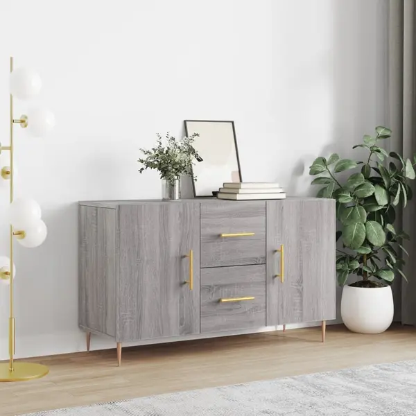 Gossi dulap, gri sonoma, 100x36x60 cm, lemn compozit
