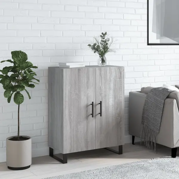 Gossi dulap, gri sonoma, 69,5x34x90 cm, lemn compozit
