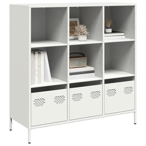 Gossi dulap inalt, alb, 101,5x39x103,5 cm, otel