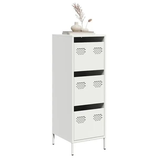 Gossi dulap inalt, alb, 39x35x103,5 cm, otel