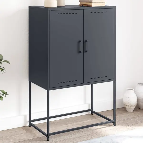Gossi dulap inalt, antracit, 68,5x38,5x107 cm, otel