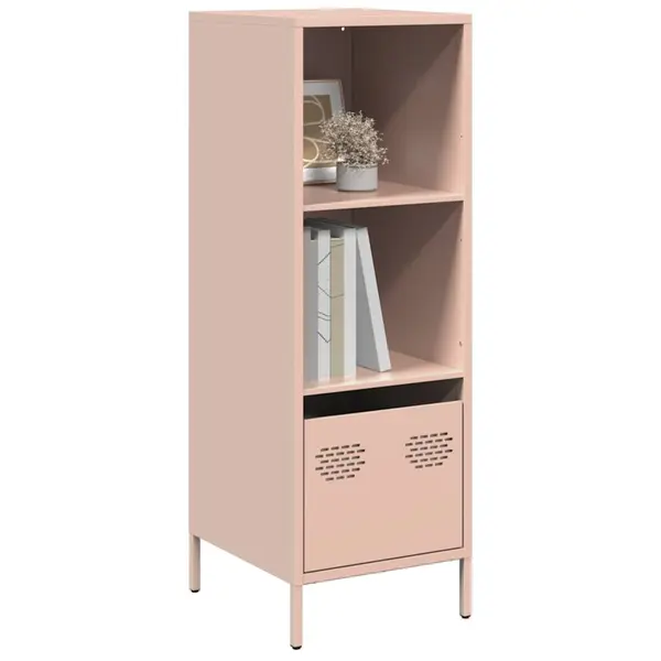 Gossi dulap inalt, roz, 35x39x103,5 cm, otel