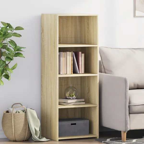 Gossi dulap inalt, stejar sonoma, 45x41x124 cm, lemn prelucrat