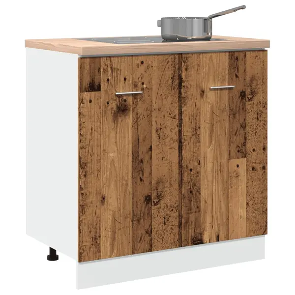 Gossi dulap inferior chiuveta lemn vechi 80x46x81,5 cm lemn prelucrat