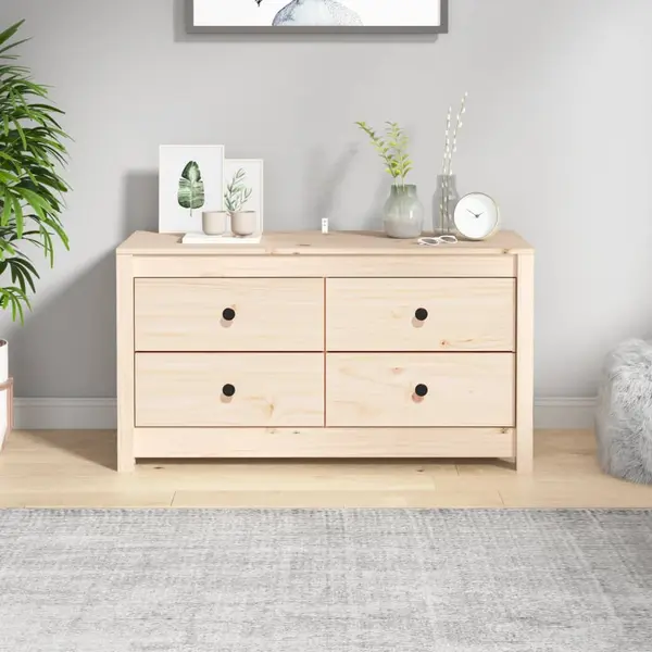 Gossi dulap lateral, 100x40x54 cm, lemn masiv de pin