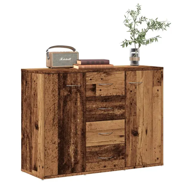 Gossi dulap, lemn invechit, 88x30x64 cm, lemn prelucrat