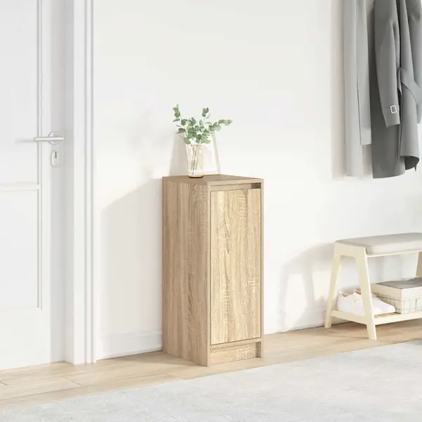 Gossi dulap pantofi stejar sonoma 29,5x34x76 cm lemn prelucrat