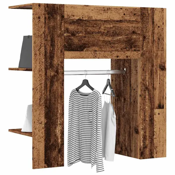 Gossi dulap pentru hol lemn vechi 97,5x37x99 cm lemn prelucrat